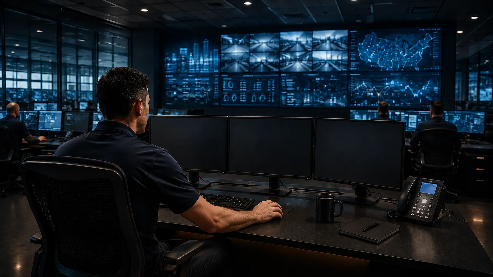 Operator acting on a descriptive alert