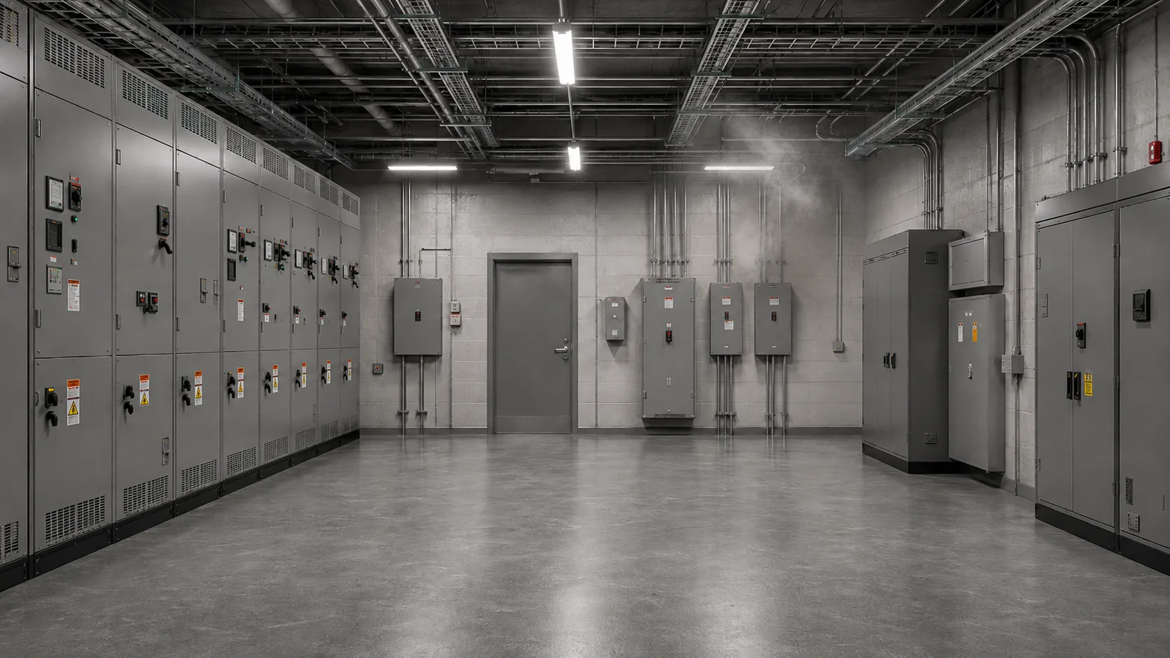 Electrical Room 2, light smoke
